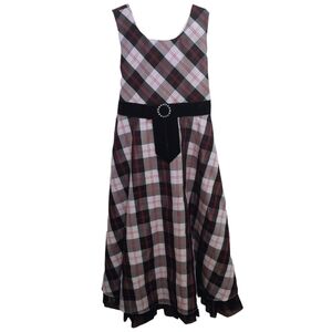 Jona Michelle Girls Plaid Dress